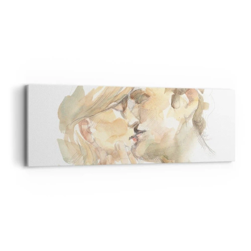 Obraz na płótnie - Odnaleziona połowa? - 90x30 cm