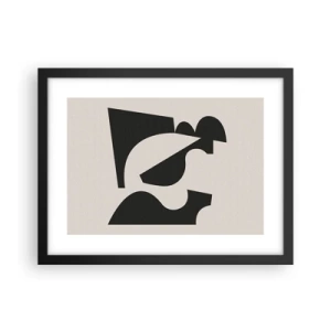 Plakat w czarnej ramie - Do samodzielnego składania - 40x30 cm