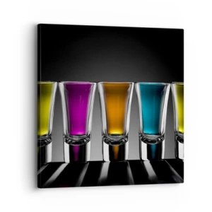 Obraz na płótnie - Barwy radości - 30x30 cm