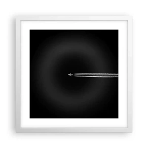 Plakat w białej ramie - W inny wymiar - 40x40 cm