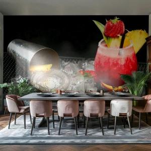 Fototapeta Premium Sand - Wyczarować smak - Napój, Koktajl, Shaker - 400x280 cm