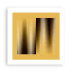 Plakat - Kwadratura przeciwieństw - 40x40 cm