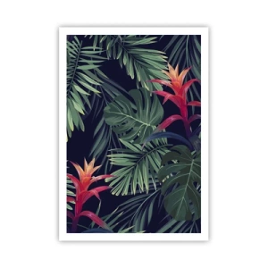 Plakat - Zapłonąć w zieleni - 70x100 cm