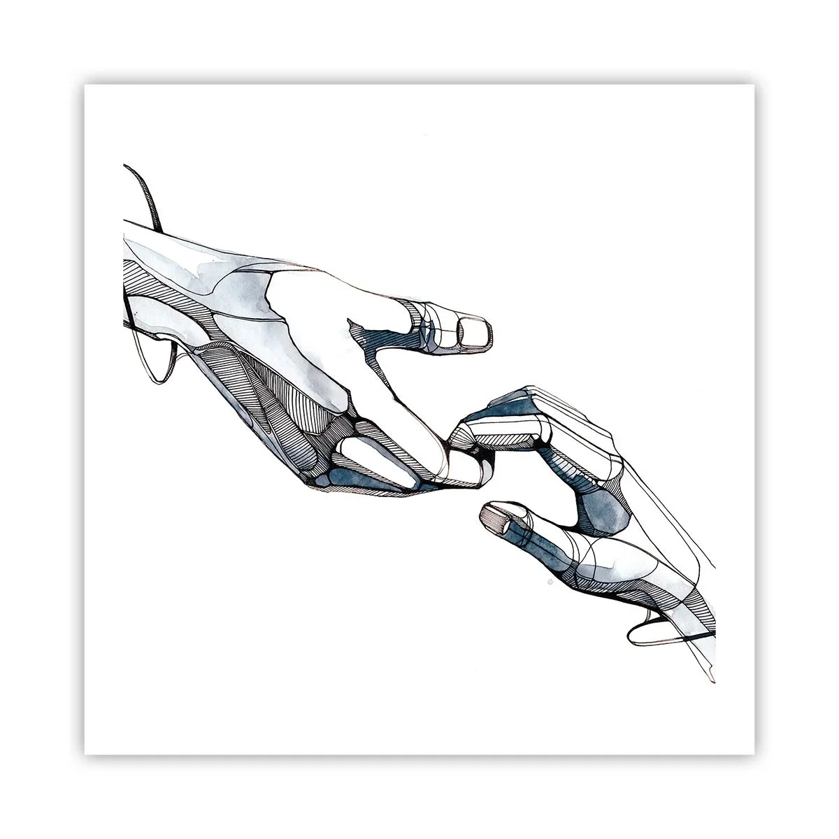 Plakat - Dobry gest - 60x60 cm