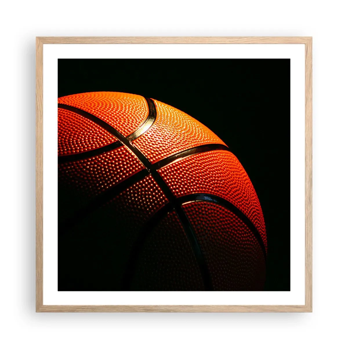 Plakat w ramie jasny dąb - Piękna jak planeta - 60x60 cm