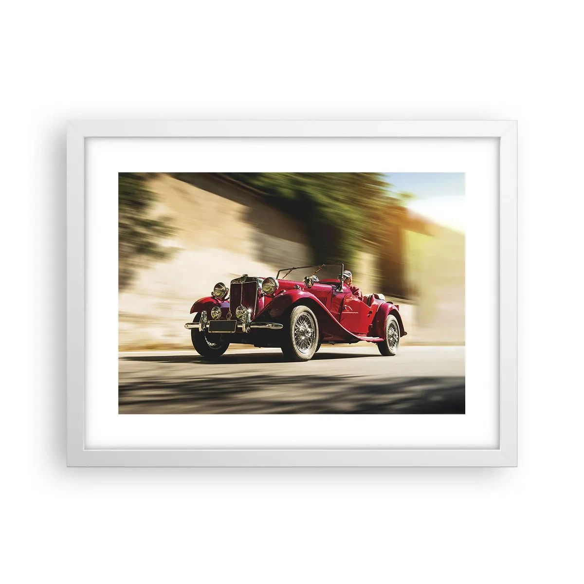 Plakat w białej ramie - Piękniejszy niż Nike z Samotraki - 40x30 cm