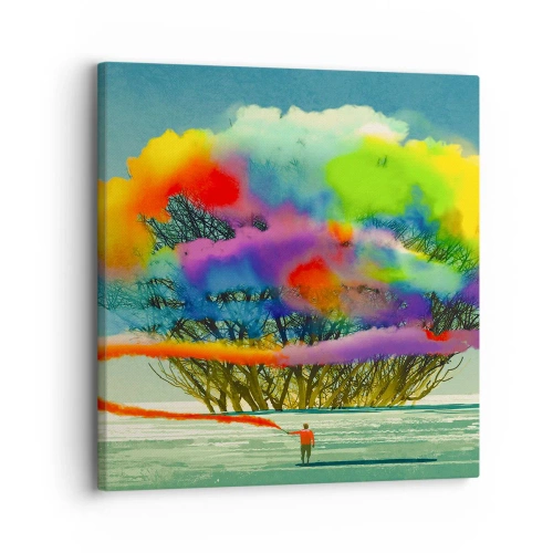 Obraz na płótnie - Ożywić ten świat - 30x30 cm