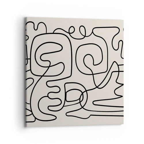 Obraz na płótnie - Po śladzie - 70x70 cm