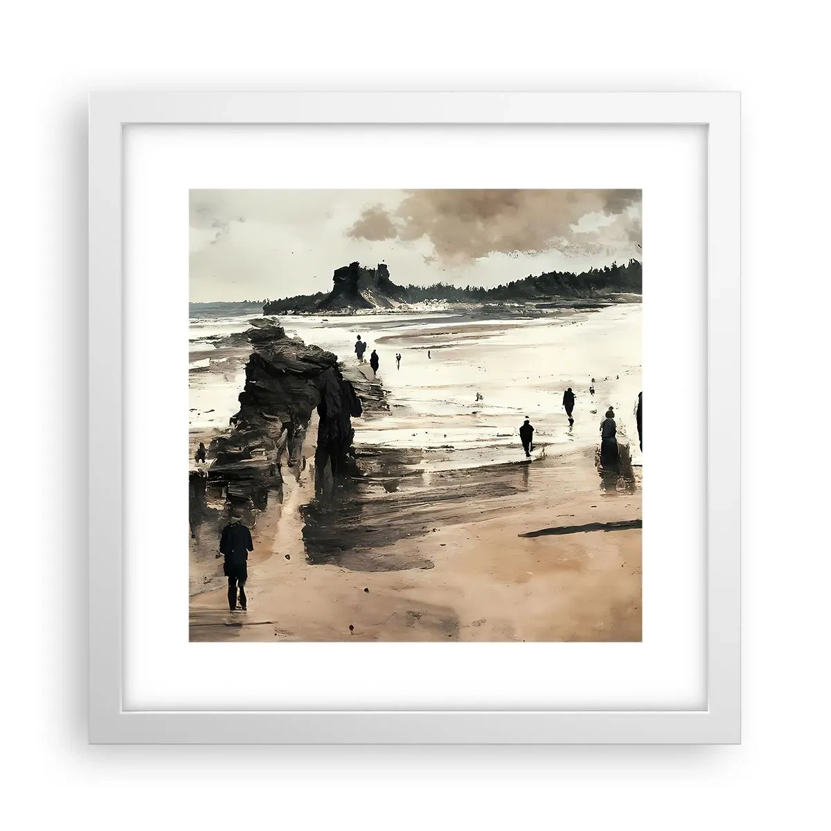 Plakat w białej ramie - Przywołani - 30x30 cm