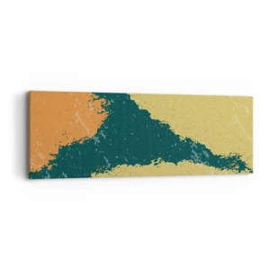 Obraz na płótnie - Abstrakcja – powolnym ruchem - 90x30 cm