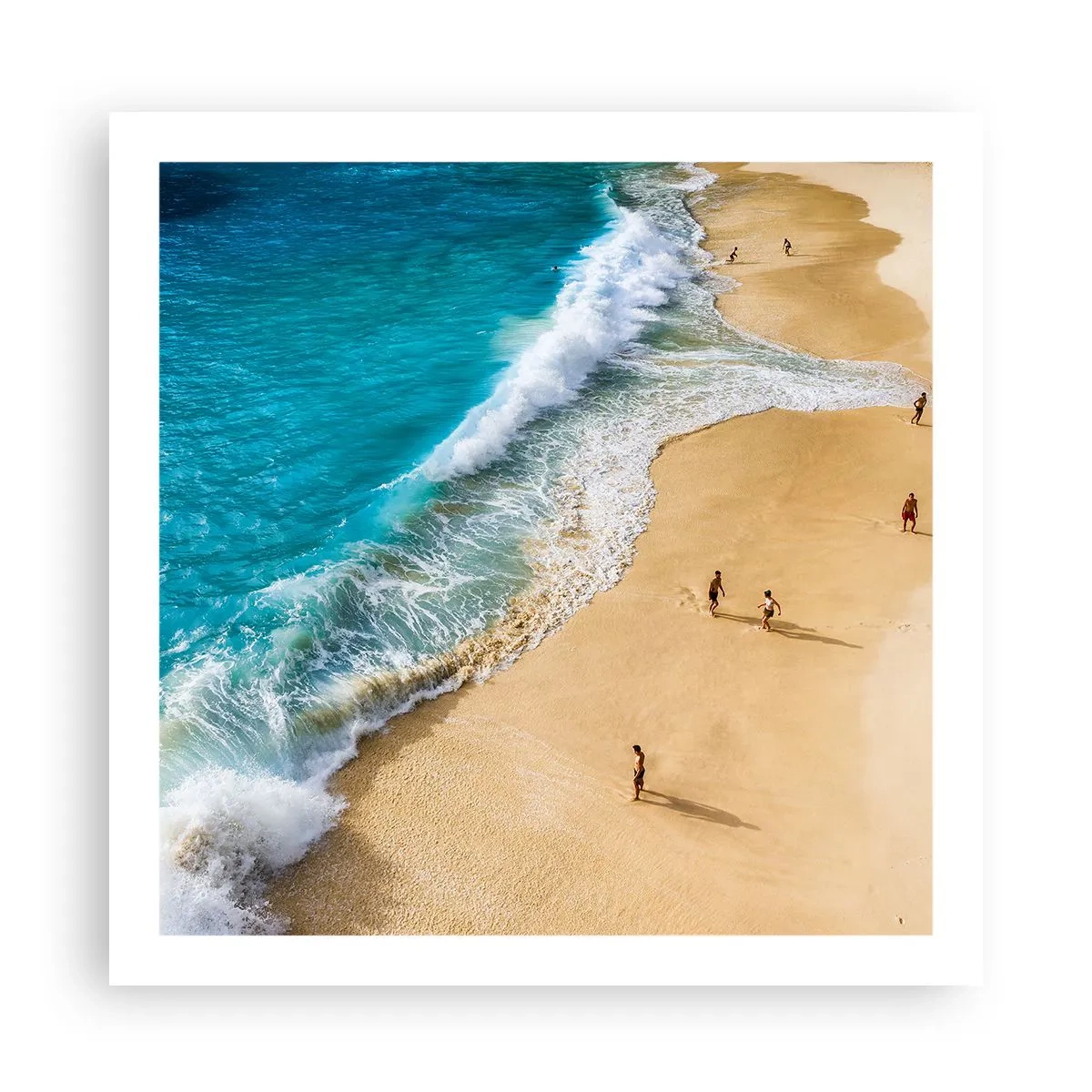 Plakat - A potem słońce, plaża… - 60x60 cm