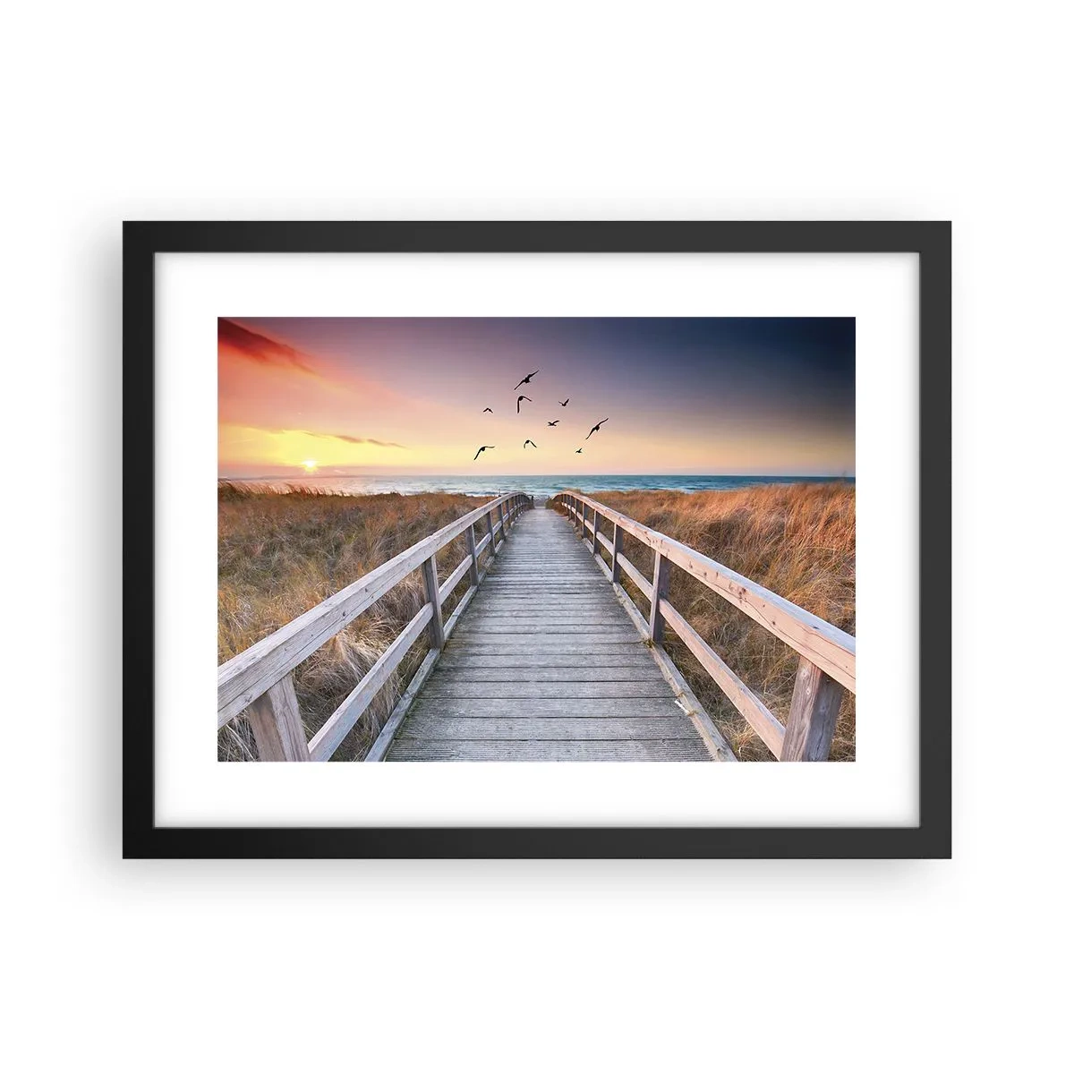 Plakat w czarnej ramie - Przestrzeń wzlotów - 40x30 cm