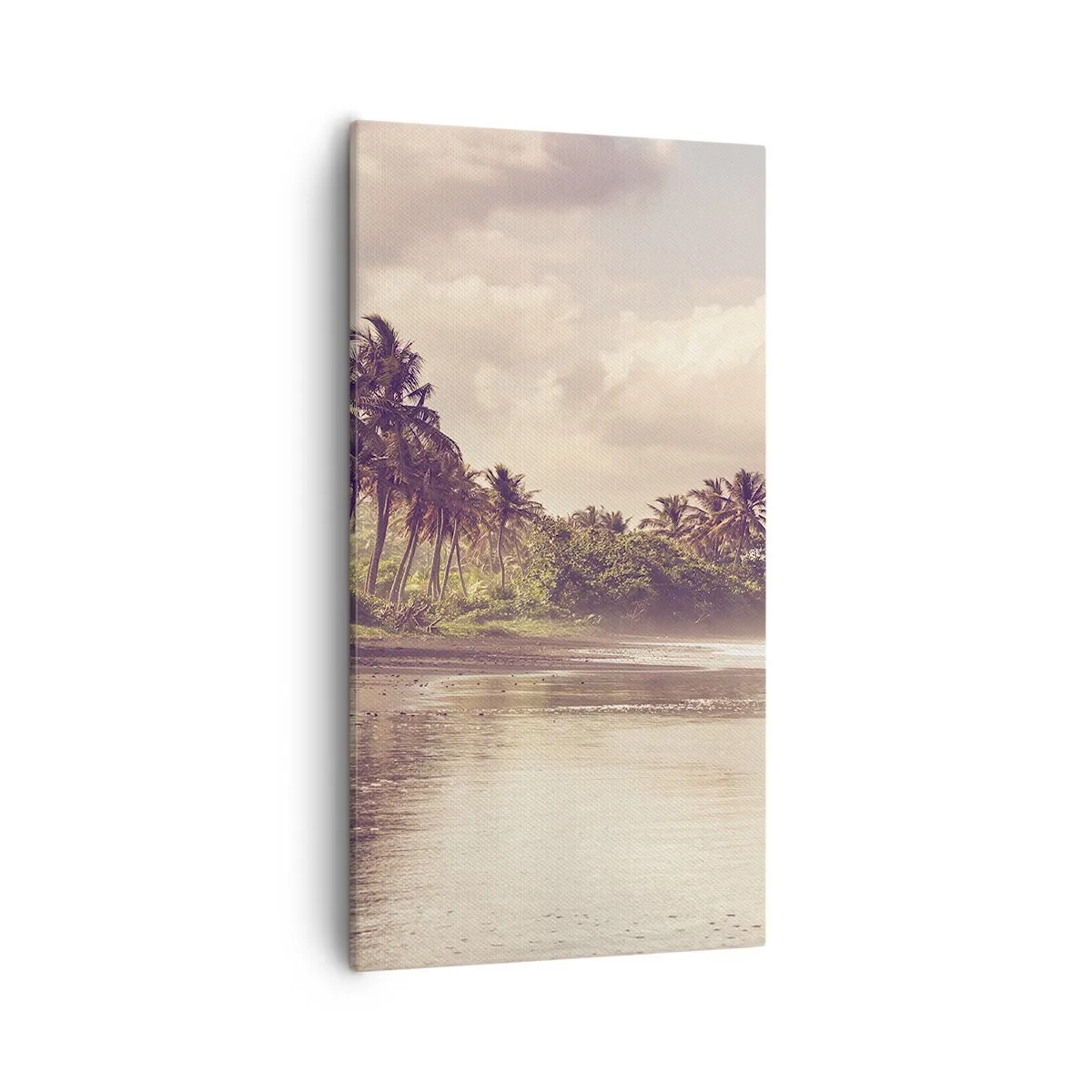 Obraz na płótnie - Pieszczota fal - 55x100 cm