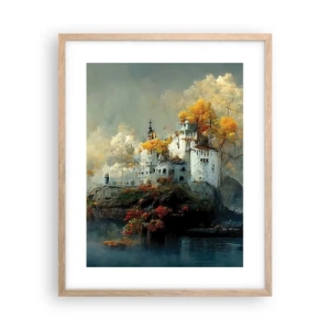 Plakat w ramie jasny dąb - Początek romantycznej opowieści - 40x50 cm