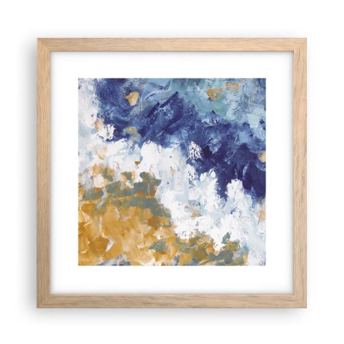 Plakat w ramie jasny dąb - Taniec żywiołów - 30x30 cm