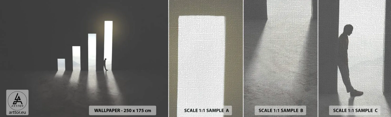 Fototapeta Próbka Premium Canvas - Sukces – impresja - Biznes, Architektura, Człowiek - 100x30 cm