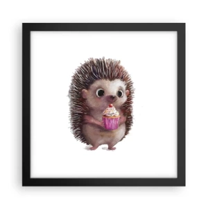 Plakat w czarnej ramie - Święto jest co dzień - 30x30 cm