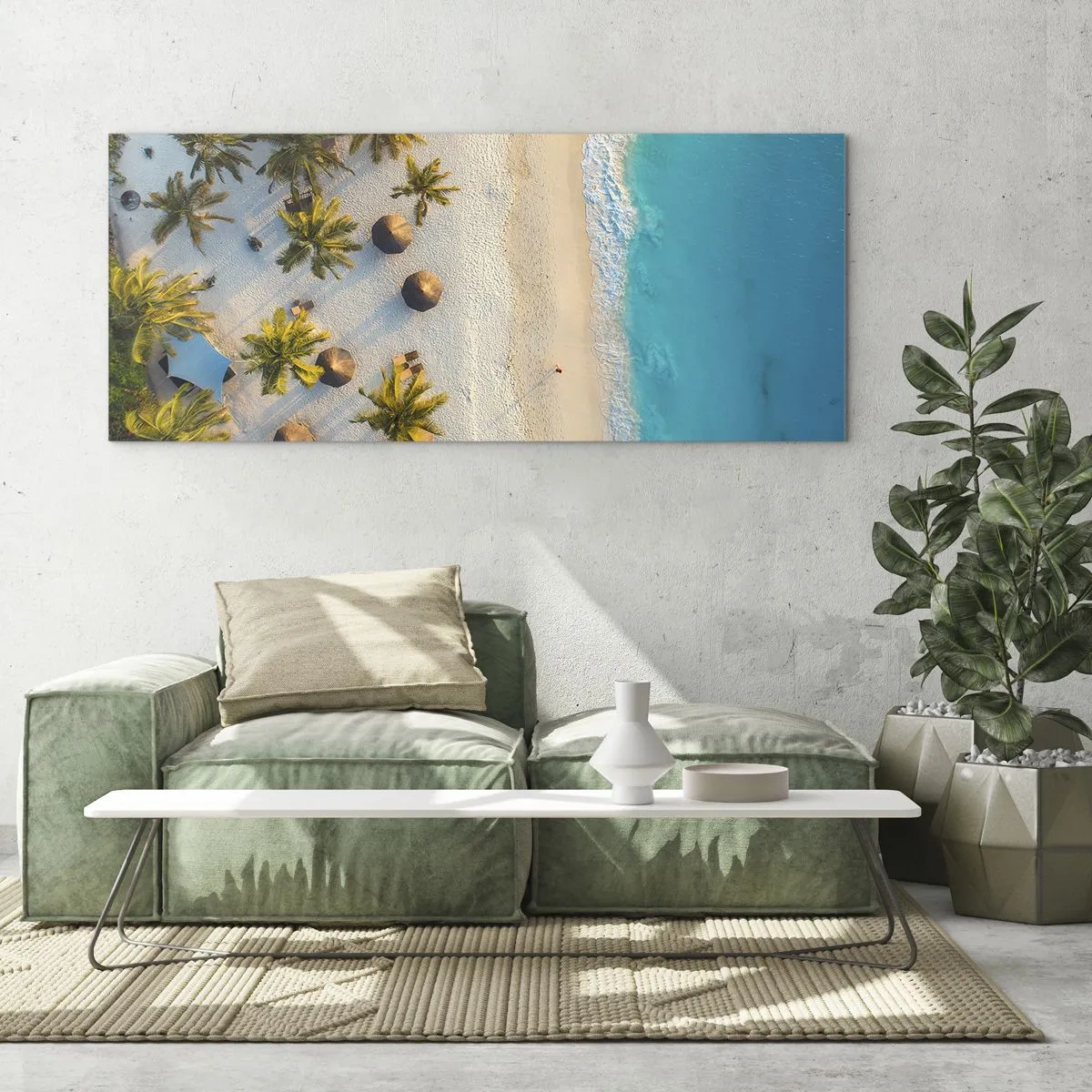 Obraz na szkle - Witaj w raju - 100x40 cm
