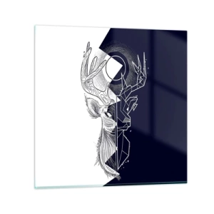 Obraz na szkle - Walka i jedność przeciwieństw - 60x60 cm