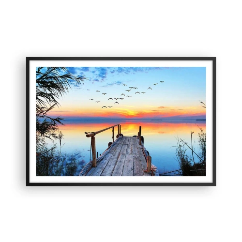 Plakat w czarnej ramie - Pora wracać… - 91x61 cm