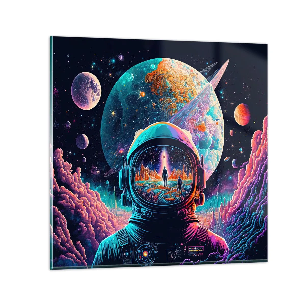 Obraz na szkle - Filozofom się nie śniło - 60x60 cm