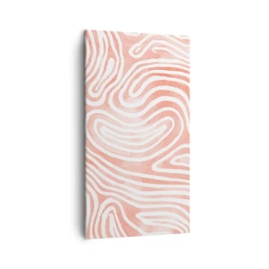 Obraz na płótnie - W koralowym labiryncie - 45x80 cm