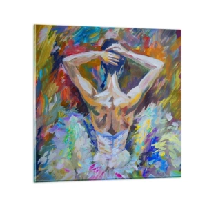Obraz na szkle - To może być wszysko - 50x50 cm