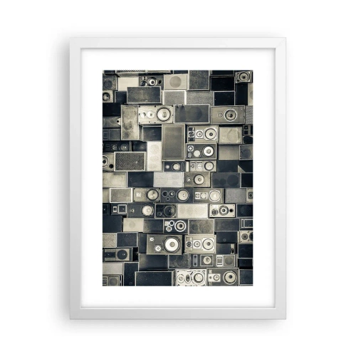 Plakat w białej ramie - I wszystko gra - 30x40 cm