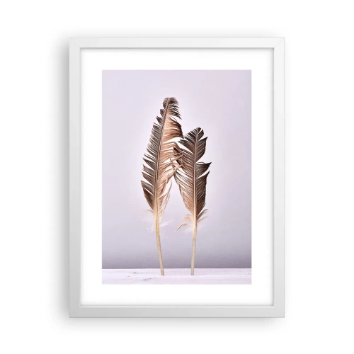 Plakat w białej ramie - Przeciw nicości - 30x40 cm