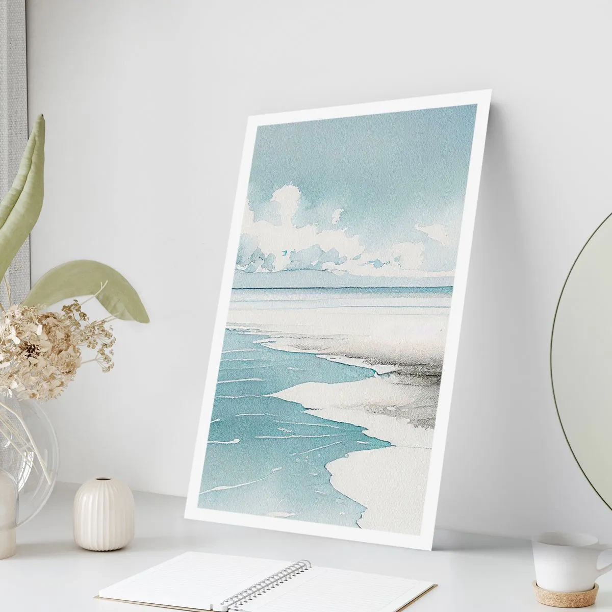 Plakat - Łagodny przypływ - 70x100 cm