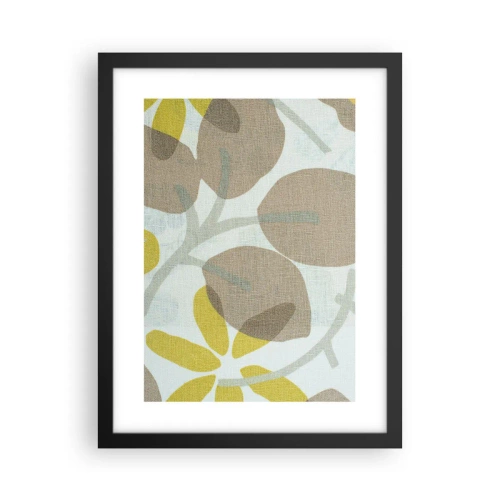 Plakat w czarnej ramie - Kompozycja w pełnym słońcu - 30x40 cm