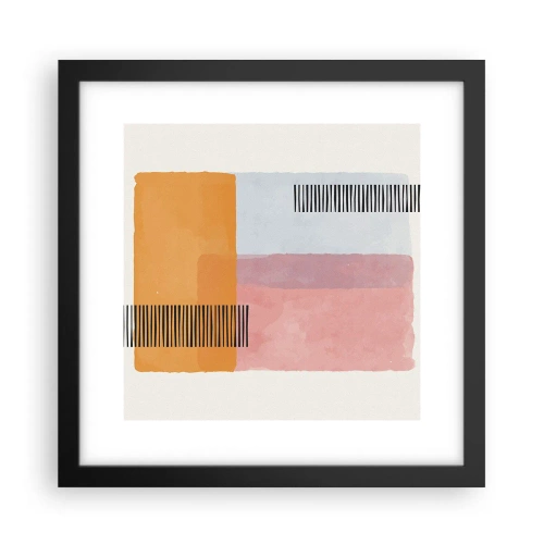 Plakat w czarnej ramie - Z kąta w kąt - 30x30 cm