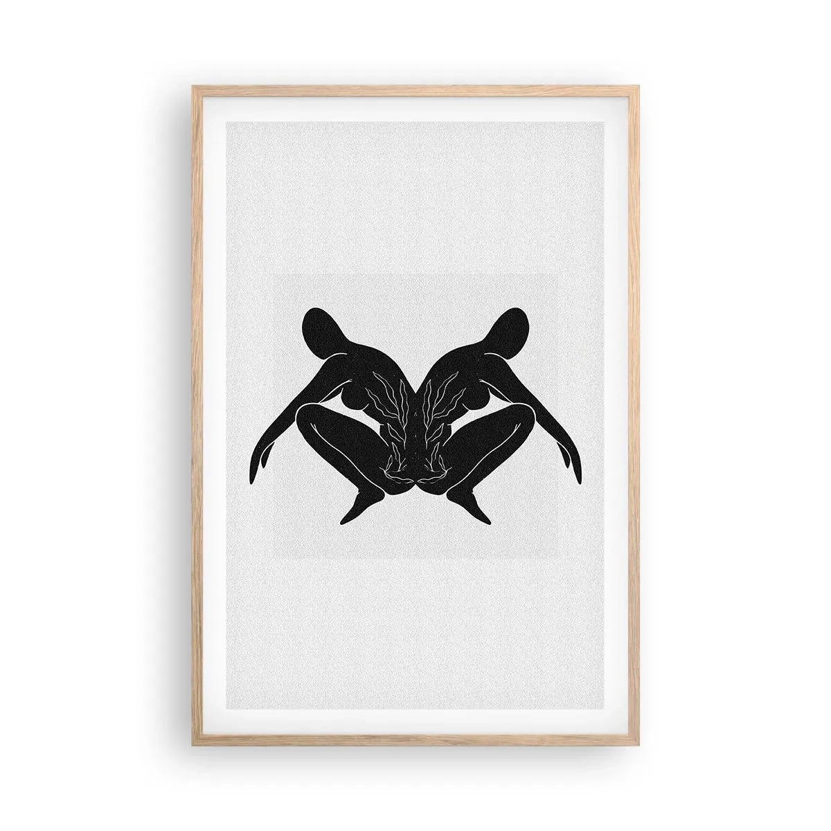 Plakat w ramie jasny dąb - Wspólna dusza - 61x91 cm