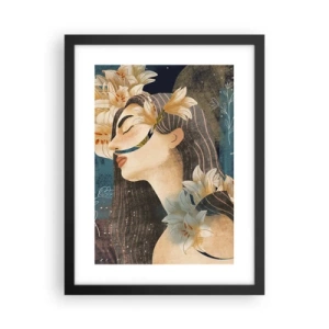 Plakat w czarnej ramie - Baśń o królewnie z liliami - 30x40 cm