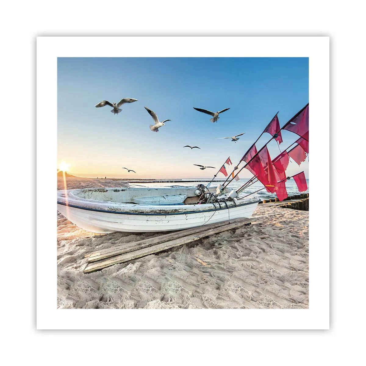 Plakat - Zasłużony odpoczynek - 50x50 cm