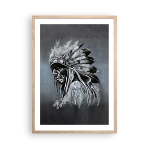 Plakat w ramie jasny dąb - Powrót do korzeni - 50x70 cm