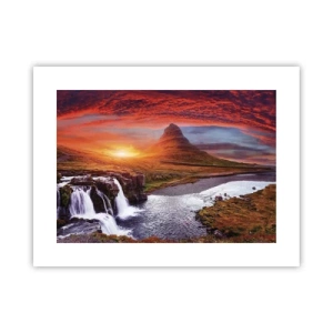 Plakat - Widok Śródziemia - 40x30 cm