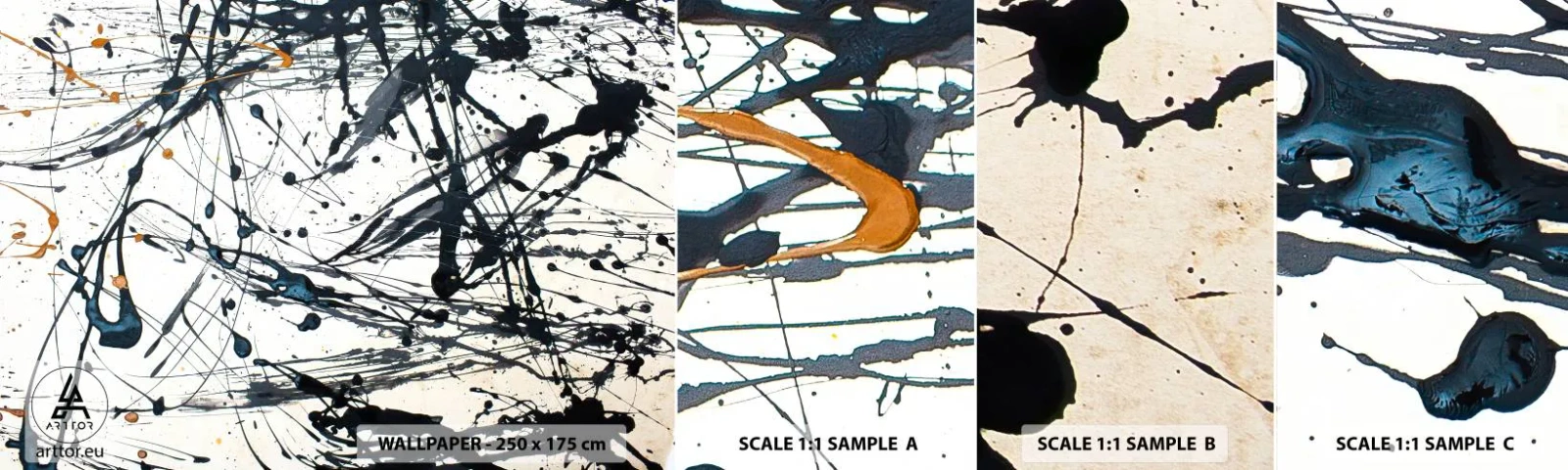 Fototapeta Próbka Samoprzylepna Deluxe Sticker - Abstrakcja ekspresjonistyczna - Abstrakcja, Sztuka, Artystyczny - 100x30 cm