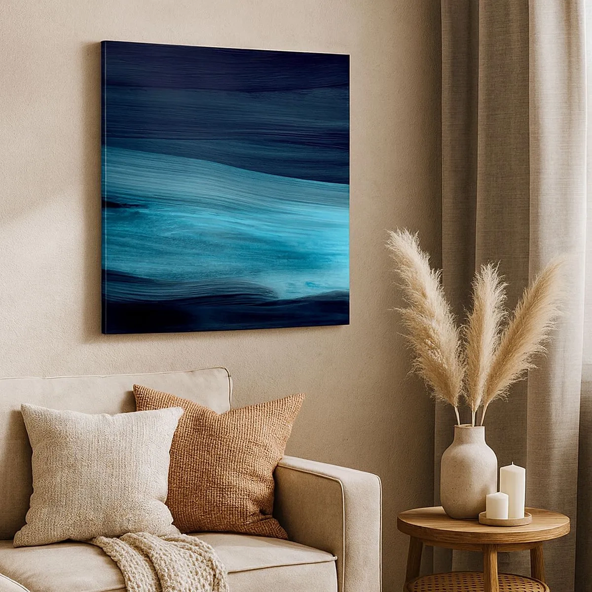 Obraz na płótnie - Popłyń z nurtem - 30x30 cm