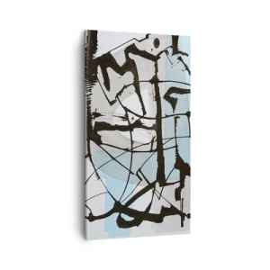 Obraz na płótnie - Mimo wszystko błękitny - 45x80 cm