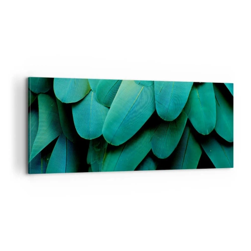Obraz na płótnie - Precyzja papuziej natury - 100x40 cm