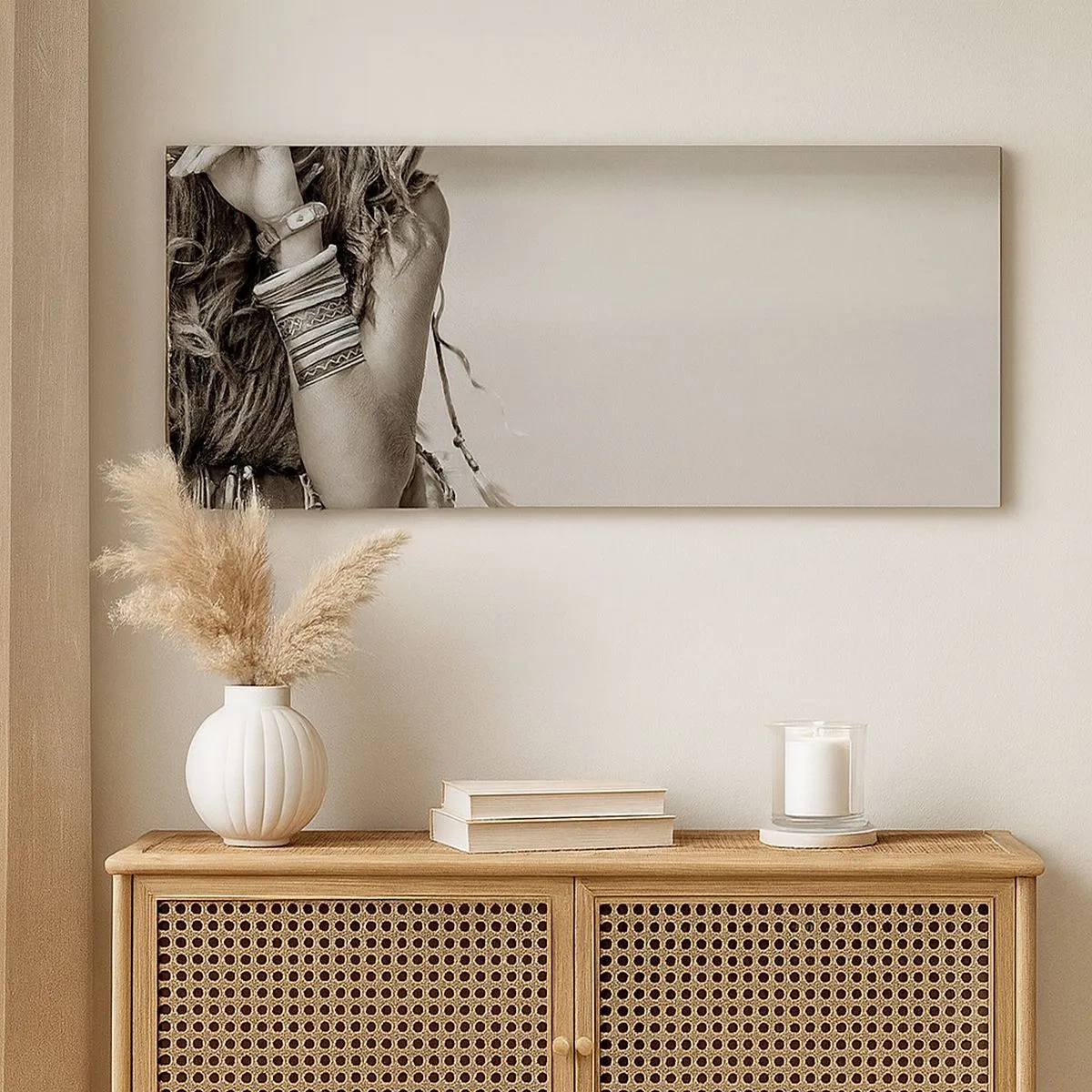 Obraz na płótnie - Jak to dziewczyna - 100x40 cm