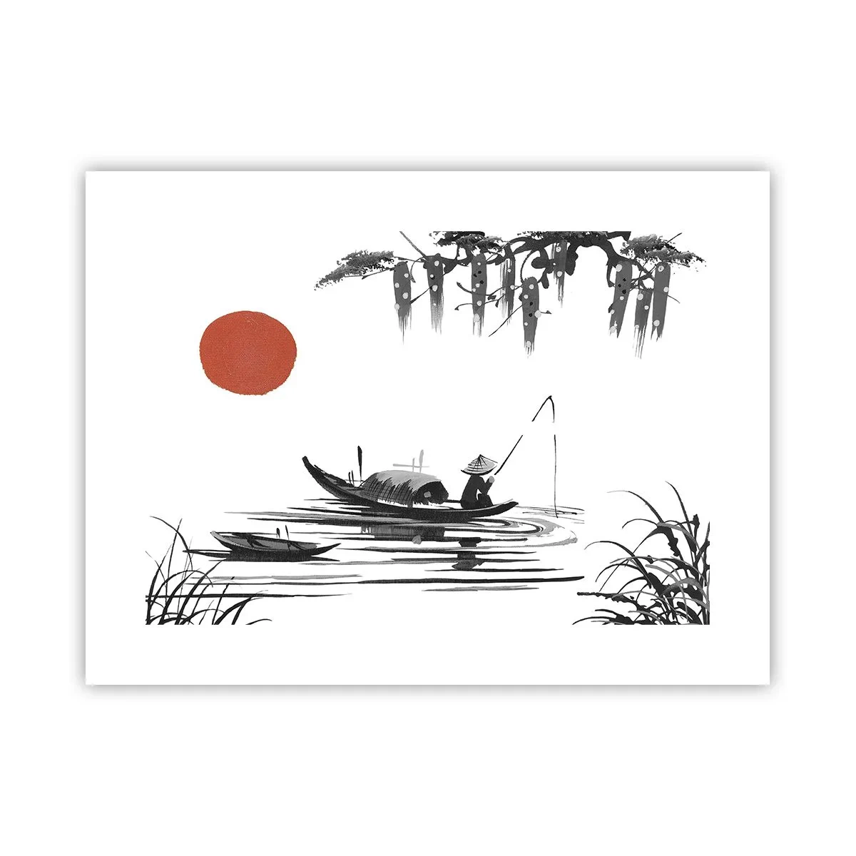 Plakat - Azjatyckie popołudnie - 40x30 cm