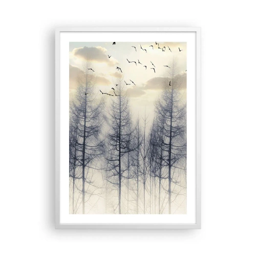 Plakat w białej ramie - Duchy lasu - 50x70 cm