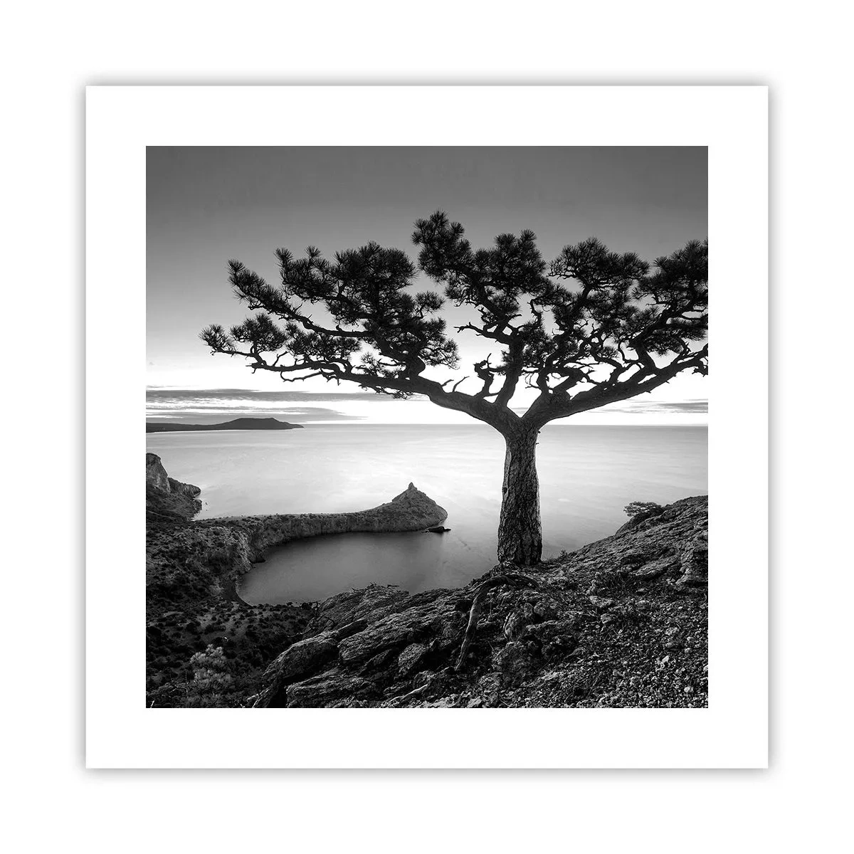 Plakat - Spokój aż po horyzont - 40x40 cm