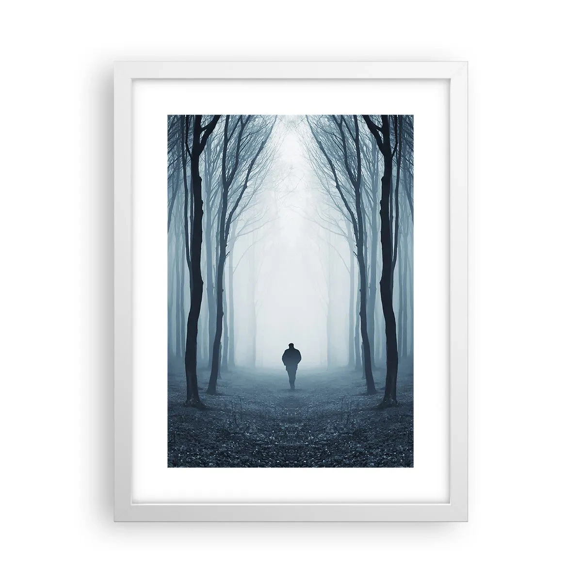 Plakat w białej ramie - I wszystko proste i jasne - 30x40 cm