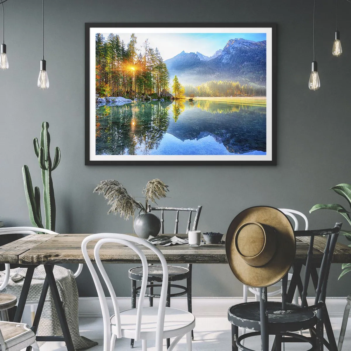 Plakat w czarnej ramie - Majestat i słodycz - 91x61 cm