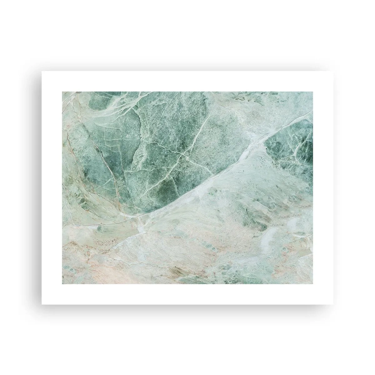 Plakat - Szlachetny chłód kamienia - 50x40 cm