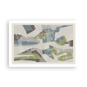 Plakat - Kompozycja za szybą - 91x61 cm