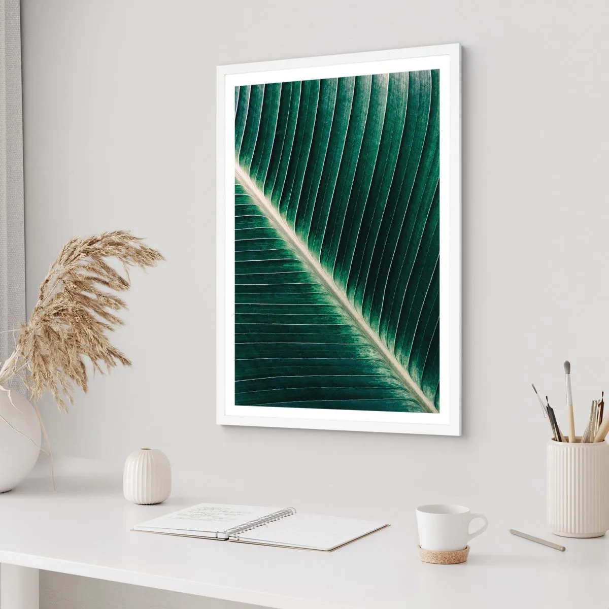 Plakat w białej ramie - Rytm natury - 70x100 cm